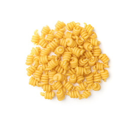 Raw Trottole Pasta, Dry Vesuvio Macaroni, Italian funghetto, Raw Noodle