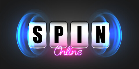 Slots online. Black slot machine wins the jackpot. 777 Big win concept. Casino jackpot.