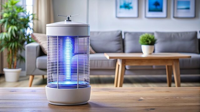 A modern and efficient mosquito killer lamp in a household setting