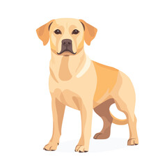 Obraz premium Dog vector isolated