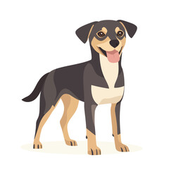 Fototapeta premium Dog vector isolated