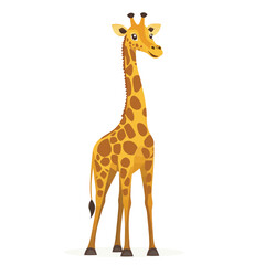 Obraz premium Giraffe vector isolated