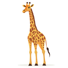 Giraffe vector isolated