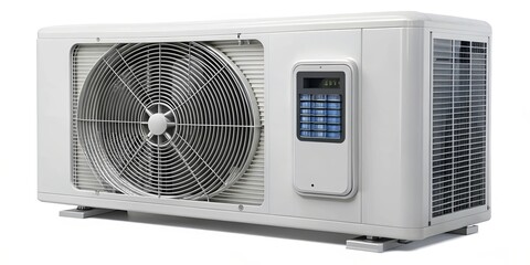 Air conditioning heat pump unit with digital display, efficient cooling and heating system for home or office use