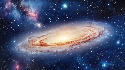 Cosmic waves undulating through interstellar space nebula fantasy galaxy astronomy cosmos dark sience supernova infinity