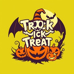 halloween pumpkin with a skull