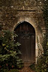 Fototapeta premium old door in a castle