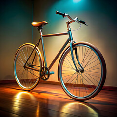 cool bicycle in studio