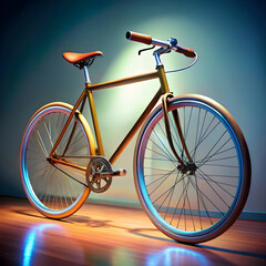 cool bicycle in studio