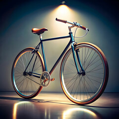cool bicycle in studio