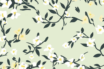 Elegant floral pattern design