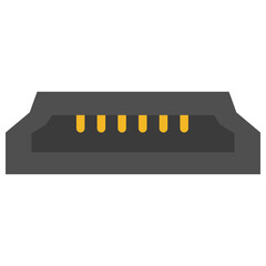 hdmi flat icon
