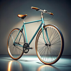 cool bicycle in studio