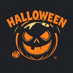 halloween background with pumpkin