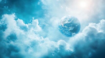 International Day for the Preservation of the Ozone Layer Background Concept