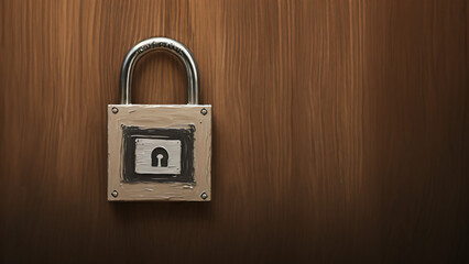 Fototapeta premium padlock