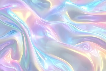 Iridescent Wave: A Colorful Exploration of Fluid Textures