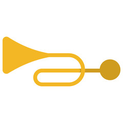 horn flat icon