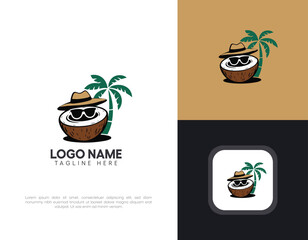 A logo for a coconut company