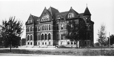 Original building location establishment. Glimpse of the Past. 
