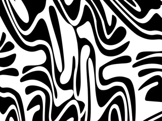 Modern monochrome seamless camouflage pattern. vector background illustration for web, fashion, surface design. Abstract doodle background. Unique background.