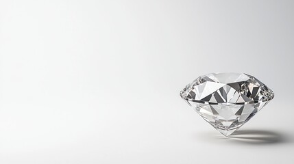 A sparkling diamond engagement ring with brilliant gems, showcasing luxury and elegance, isolated on a clear background, symbolizing wealth and timeless beauty