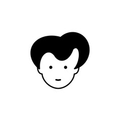 Fototapeta premium modern avatar icon, profile icon. User flat avatar icon, sign, profile male symbol, ui, ux, vector illustration