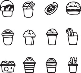 fast food icons