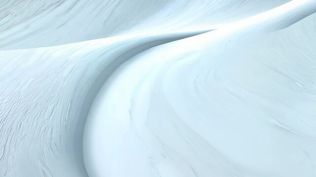 Static video establishing scene; beautiful abstract wave background with marble texture effect, white and grey colour rendered in 3d