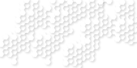 Abstract background with hexagon, modern abstract vector polygonal pattern. Futuristic abstract honeycomb technology white background. Luxury white hexagon pattern.