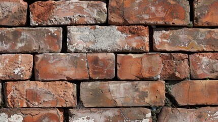 Obraz premium Close-up of a brick wall