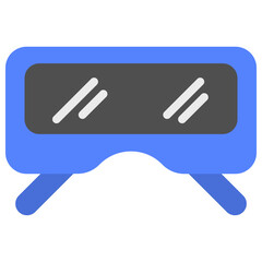 glasses flat icon