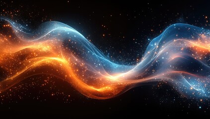 Obraz premium Abstract Wave of Light