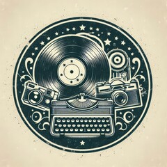 Obraz premium Vintage retro logo 