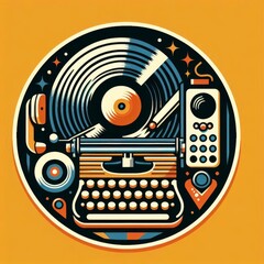 Fototapeta premium Vintage retro logo 