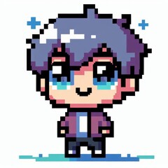 Obraz premium Pixel character 