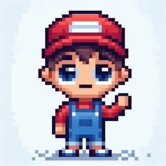 Pixel character
