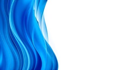 A white and blue abstract background separated by a curve.