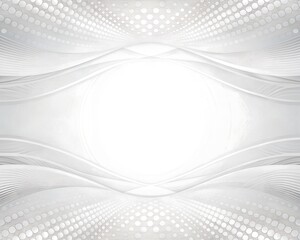 White halftone pattern waves with copy space for text background 