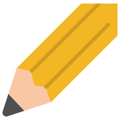 pencil flat icon