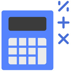 Obraz premium calculator flat icon