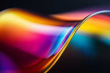 3D abstract glass style background
