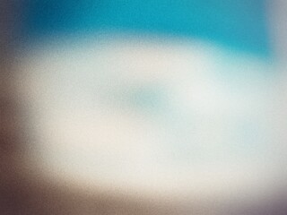 Not created by AI, blue blur with white light gradient design for background