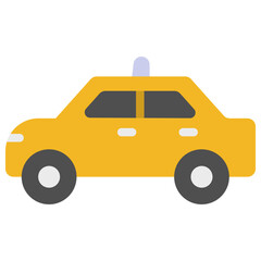 taxi flat icon