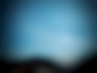 Not created by AI, Blue and black gradient with black wave