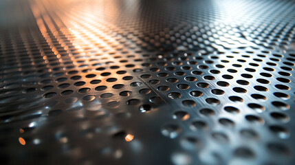 metal grid background
