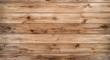 Naklejka premium Rustic Wooden Plank Surface with Natural Grain Patterns