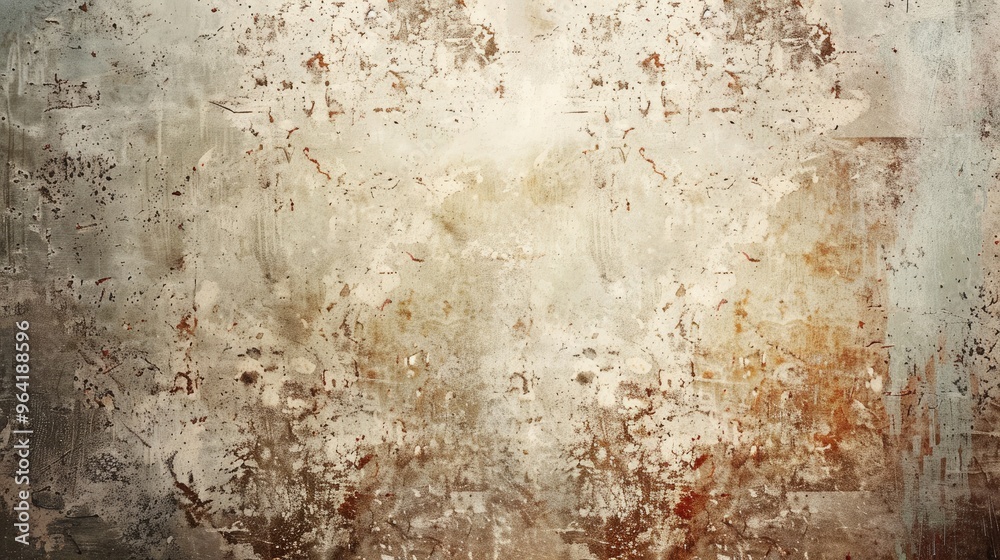 Sticker Antique textured concrete wall background with a vintage feel.