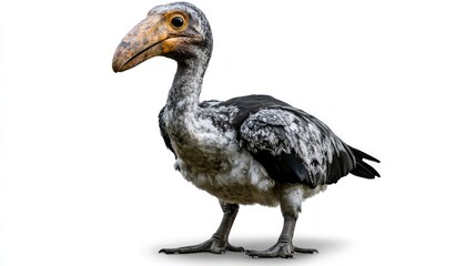 Obraz premium Dodo bird front view full body isolate on transparency background PNG