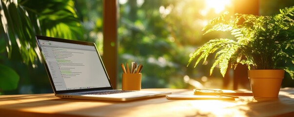 Virtual team collaboration on a design project, with home office setups visible, using shared online platforms to coordinate